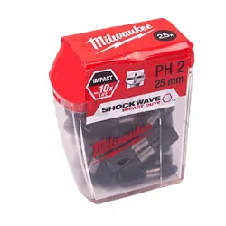 ست سر پیچ گوشتی میلواکی 25 عددی چهارسو مدل MILWAUKEE-25pc0